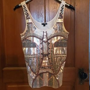 Sequined Tank Top